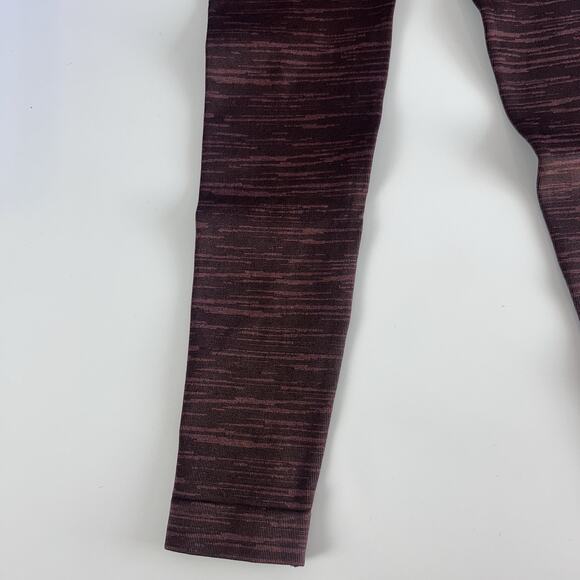Gymshark Women's Adapt Marl Seamless Leggings Cherry Brown XS - Picture 6 of 11